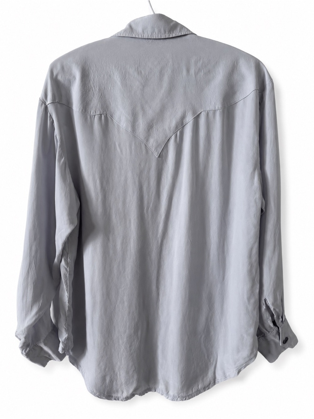 Made in USA 80s Lavender Western Button-Down Shirt Men’s XS Stampede Rodeo - Picture 2 of 6
